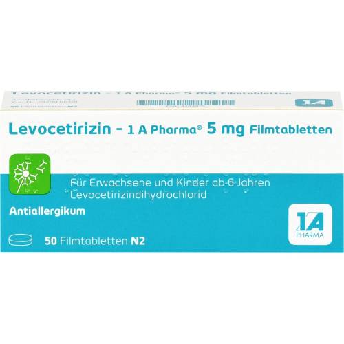 Levocetirizin-1A Pharma 5 mg Filmtabletten 50 St