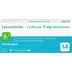 Levocetirizin-1A Pharma 5 mg Filmtabletten 50 St