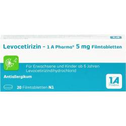 Levocetirizin-1A Pharma 5 mg Filmtabletten 20 St