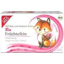 H&S Bio Baby- u.Kindertee Früchtefein Filterbeutel 50 g