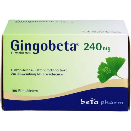 Gingobeta 240 mg Filmtabletten 100 St