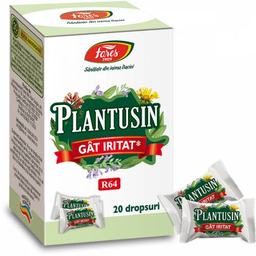Plantusin gat iritat R64, 20 dropsuri - Fares