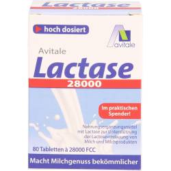 Lactase 28.000 Fcc Tabletten im Spender 80 St