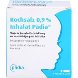 Kochsalz 0,9% Inhalat Pädia Ampullen 50 ml