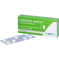 Cetirizin axicur 10 mg Filmtabletten 20 St