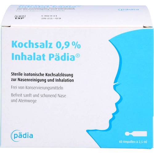 Kochsalz 0,9% Inhalat Pädia Ampullen 150 ml