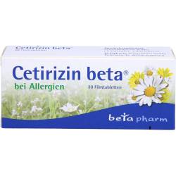 Cetirizin beta Filmtabletten 30 St