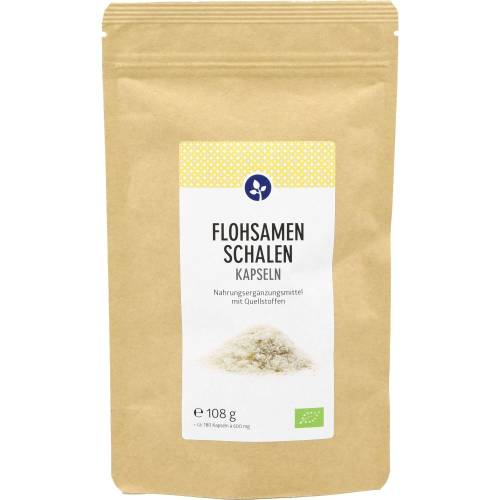 Flohsamenschalen 500 mg Bio Kapseln 180 St