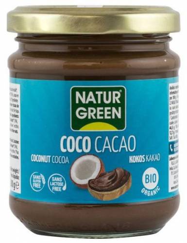 Pasta de cocos cu cacao, eco-bio, 200g - Natur Green