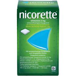 Nicorette Kaugummi 2 mg whitemint 105 St