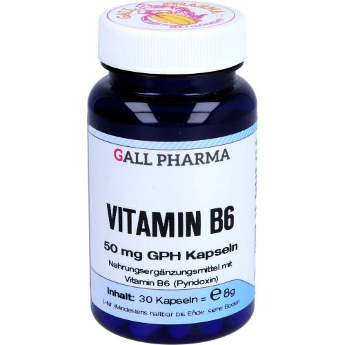 Vitamin B6 50 mg Gph Kapseln 30 St