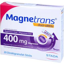Magnetrans duo-aktiv 400 mg Sticks 20 St