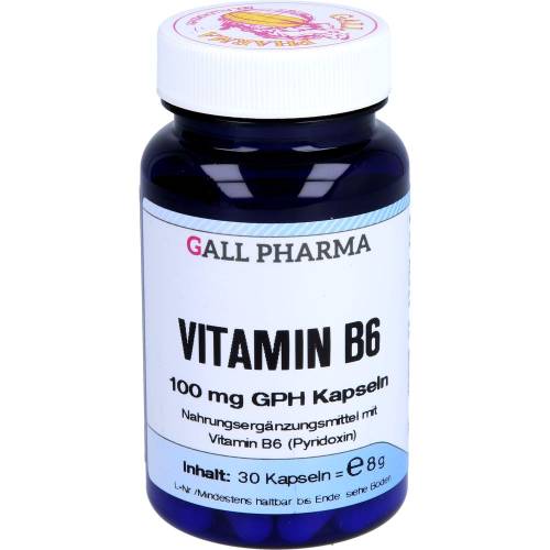 Vitamin B6 100 mg Gph Kapseln 30 St