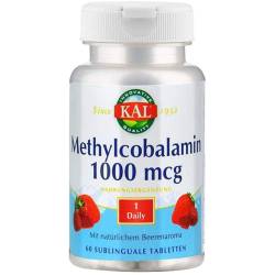 Vitamin B12 Methylcobalamin 1000 µg Kal Tabletten 60 St