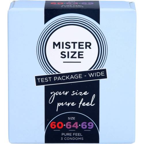 Mister Size Probierpackung 60-64-69 Kondome 3 St