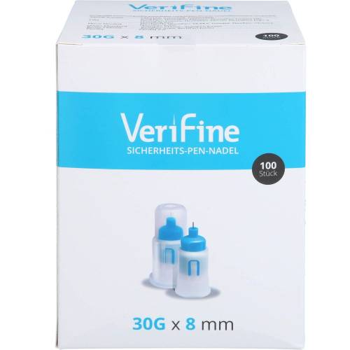 Verifine Sicherheits-Pen-Nadeln 30 Gx8 mm 100 St