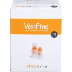 Verifine Sicherheits-Pen-Nadeln 31 Gx6 mm 100 St
