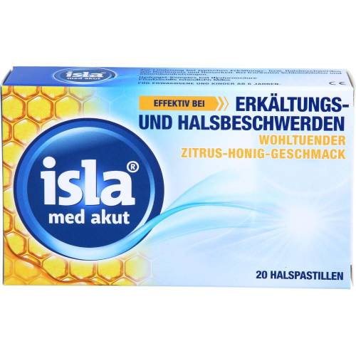 Isla Med akut Zitrus-Honig Pastillen 20 St