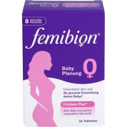 Femibion 0 Babyplanung Tabletten 56 St