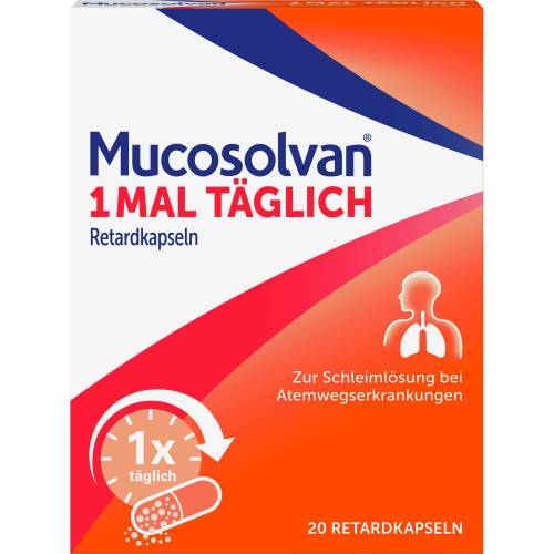 Mucosolvan 1mal täglich Retardkapseln 20 St