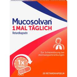 Mucosolvan 1mal täglich Retardkapseln 20 St
