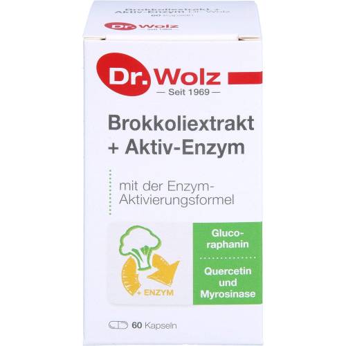 Brokkoli Extrakt+Aktiv-Enzym Dr.Wolz msr.Kaps. 60 St