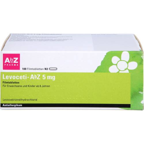 Levoceti-AbZ 5 mg Filmtabletten 100 St