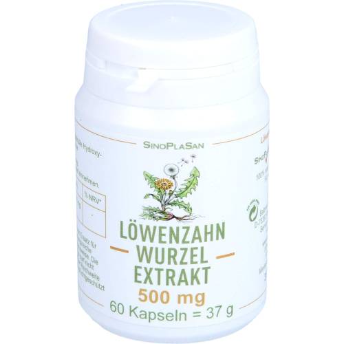 Löwenzahnwurzel-Extrakt 500 mg Mono Kapseln 60 St
