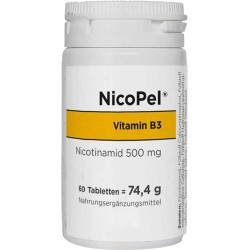Nicopel Nicotinamid 500 mg Kapseln 60 St