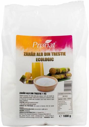 Zahar Alb Din Trestie Eco-Bio 1kg - Pronat