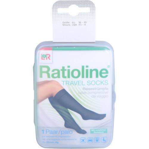 Ratioline Travel Socks Gr.36-40 2 St