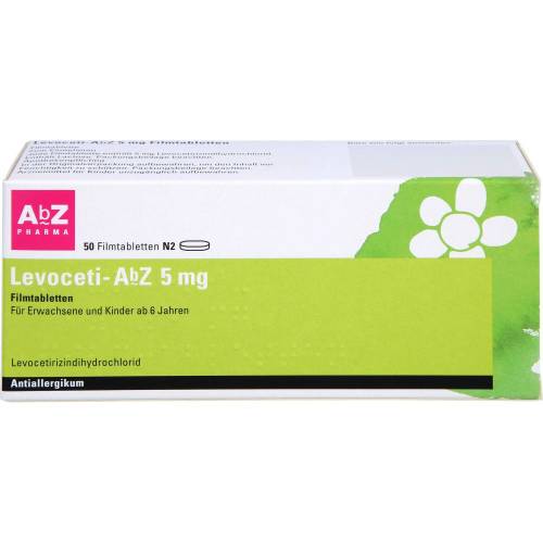 Levoceti-AbZ 5 mg Filmtabletten 50 St