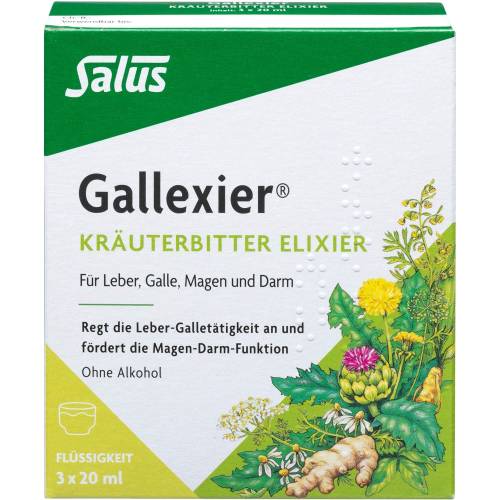 Gallexier Kräuterbitter Elixier Salus Flü.z.E. 60 ml