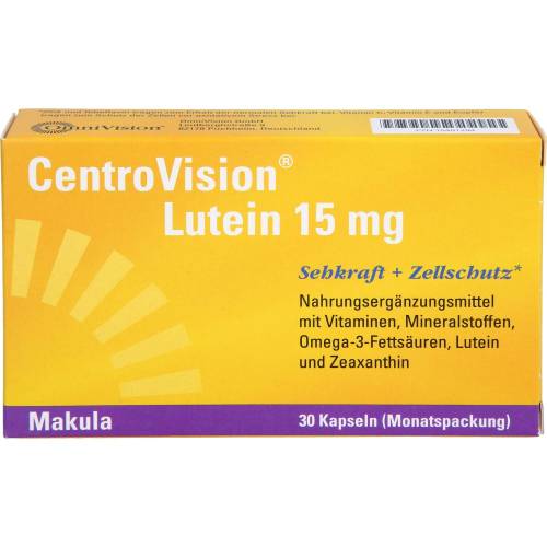 Centrovision Lutein 15 mg Kapseln 30 St