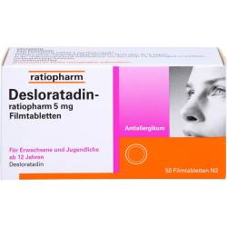 Desloratadin-ratiopharm 5 mg Filmtabletten 50 St