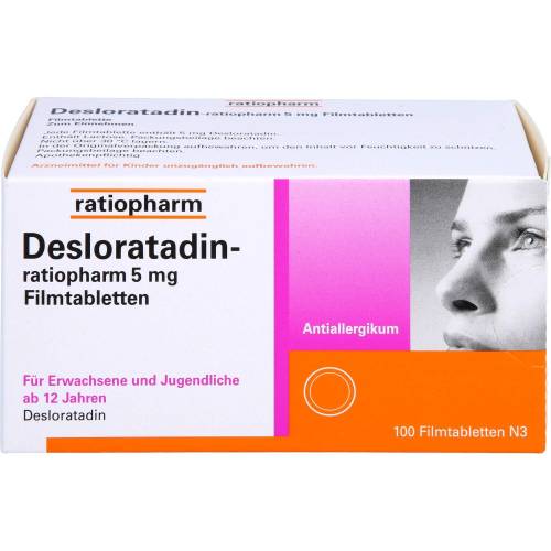 Desloratadin-ratiopharm 5 mg Filmtabletten 100 St
