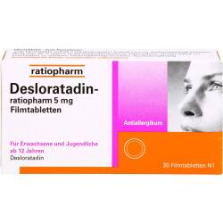 Desloratadin-ratiopharm 5 mg Filmtabletten 20 St