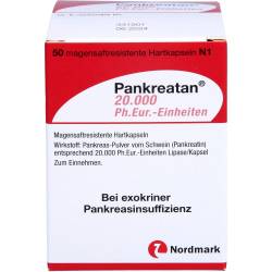 Pankreatan 20.000 Ph.Eur.-Einheiten msr.Hartkaps. 50 St