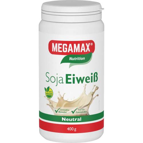 Megamax Soja Eiweiß neutral Pulver 400 g