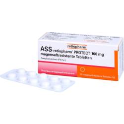Ass-ratiopharm Protect 100 mg magensaftr.Tabletten 50 St