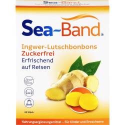 Sea-Band Ingwer-Lutschbonbons zuckerfrei 24 St