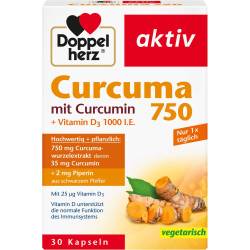 Doppelherz Curcuma 750 Kapseln 30 St