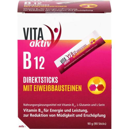 Vita Aktiv B12 Direktsticks mit Eiweißbausteinen 90 St