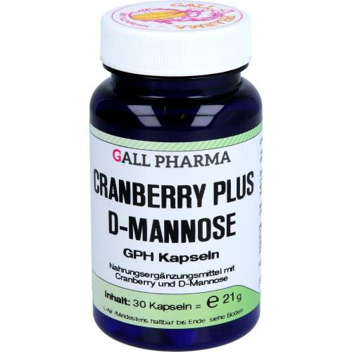 Cranberry Plus D-Mannose Gph Kapseln 30 St