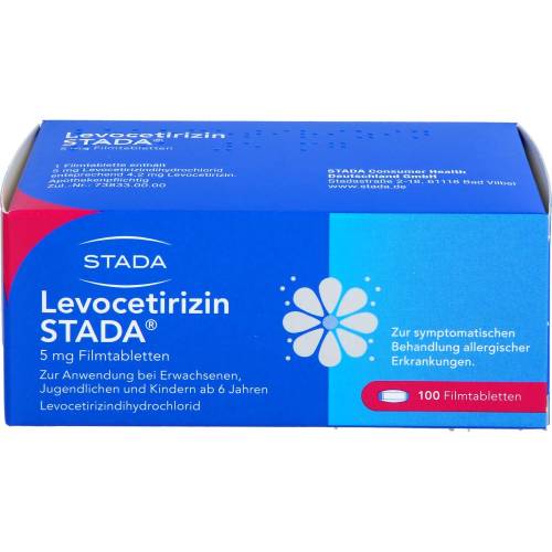 Levocetirizin Stada 5 mg Filmtabletten 100 St