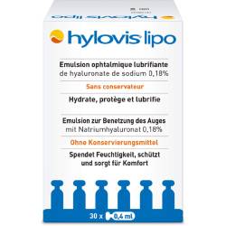 Hylovis lipo Augentropfen Einzeldosispipetten 12 ml