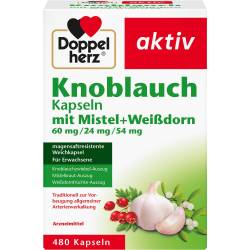 Doppelherz Knobl.Kap.m.Mistel+Weißdorn 60/24/54 mg 480 St
