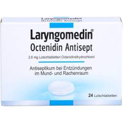 Laryngomedin Octenidin Antisept 2,6 mg Lutschtabl. 24 St
