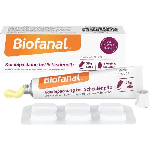 Biofanal Kombipackung b.Scheidenpilz Vagtab.+Salbe 1 P