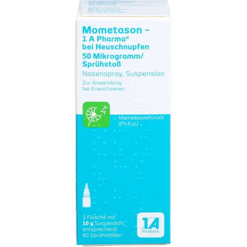 Mometason 1A Phar.b.Heuschnupfen 50µg/Spr.Stoß 60 10 g